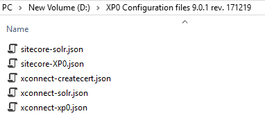 sitecore-xp0-configurations
