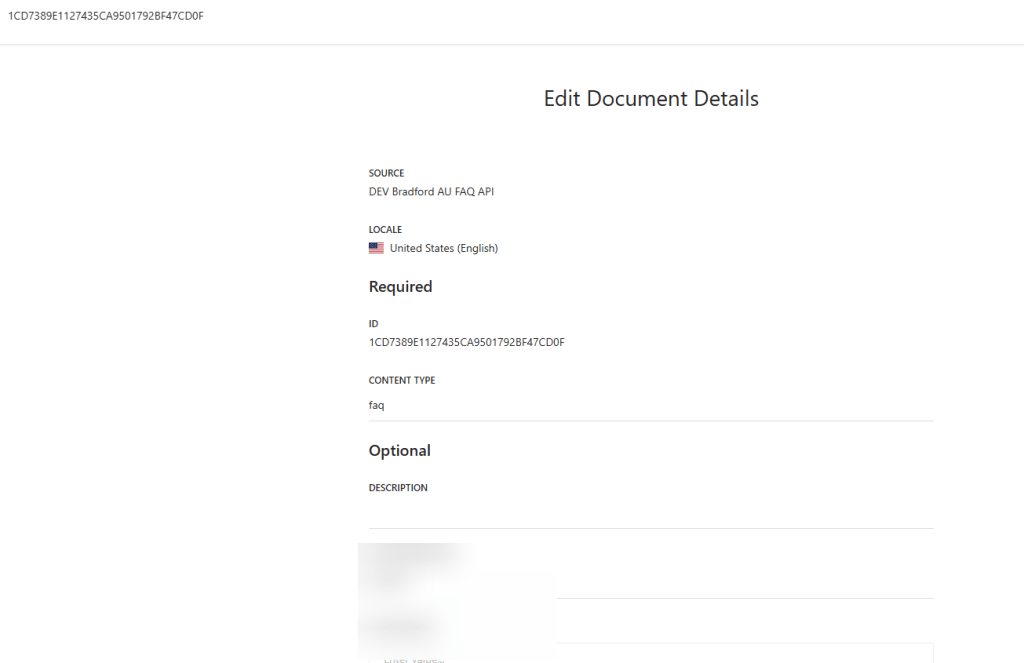 edit document details