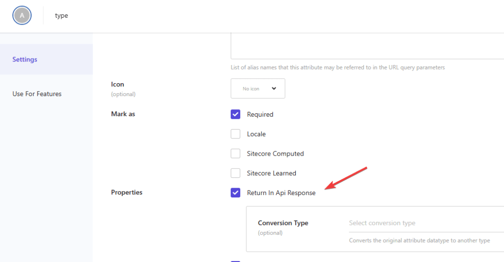 Return in Api Response